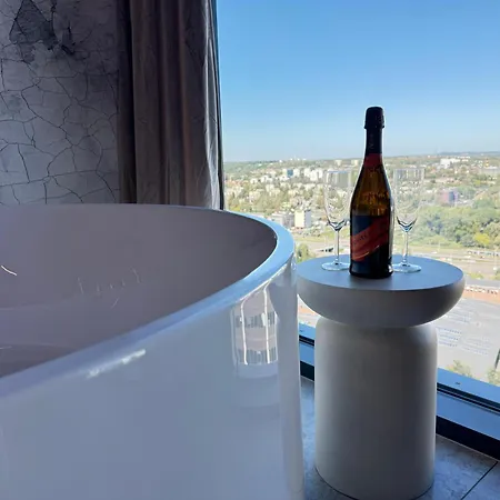 Apartament Panorama Level 26 S P A Z Wanną I Sauną Katowice