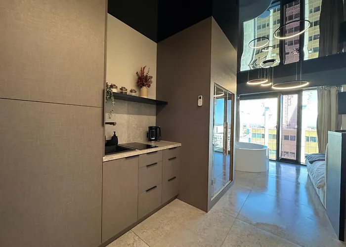 Panorama Level 26 S P A Z Wanną I Sauną * Katowice